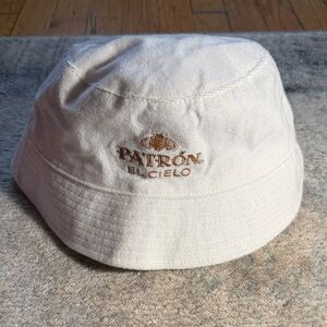 White Patron Bucket Hat